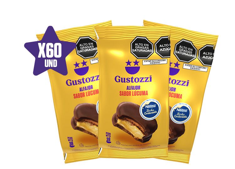 60 ALFAJORES NESTLE LÚCUMA

PESO: 38 GR

 
