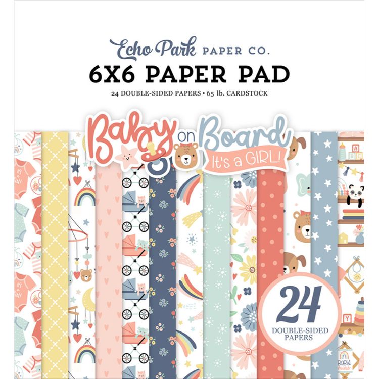 Este block de cartulinas cuenta con 24 hojas de papel de doble cara. Presenta los mismos diseños que los papeles de 12&quot; x 12&quot;, solo que en una versión más pequeña. Se puede usar en tarjetas, páginas de álbumes de recortes y álbumes de fotos, etiquetas, diarios, planificadores y otros proyectos de elaboración de papel y medios mixtos. Este papel no contiene ácido ni lignina. 

medidas: 15 cm x 15 cm
