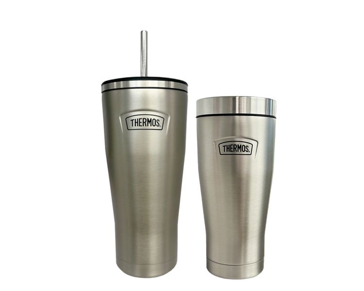 Incluye:


	THERMOS® 710ml para líquidos ICON plata
	THERMOS® 470ml Mug ICON plata

