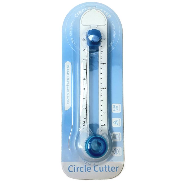 Corta circulos desde 1cm hasta 10cm. Excelente para tus trabajos manuales.
