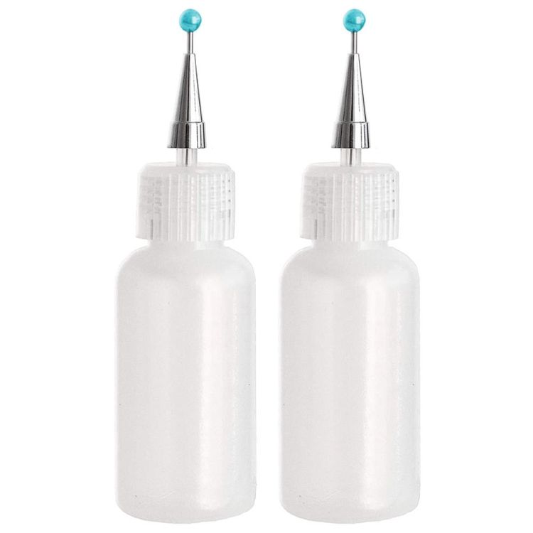 Aplicador de goma con punta ultrafina. Viene con un pasador con cabeza de perla extraíble para evitar obstrucciones. También se puede utilizar para pintura y tintas líquidas. Pack x 2

0.5 oz
