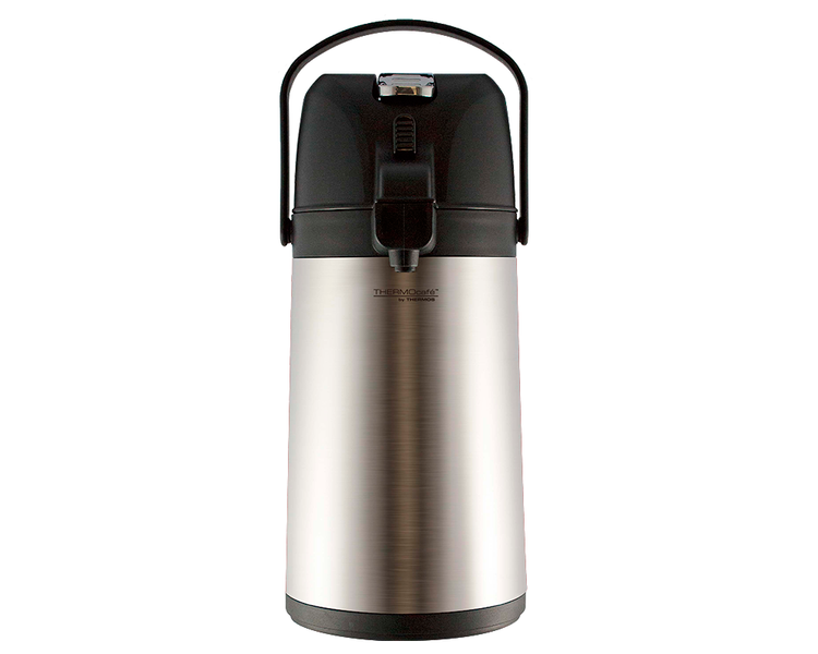 Características


	Sistema &quot;Lever action&quot;
	Ampolla de vidrio
	Asa movible para fácil transporte
	Parte superior removible para fácil lavado
	Base giratoria de 360 grados para servir fácilmente
	Líquidos fríos y calientes
	Mantiene líquidos calientes por 12 horas y fríos por 24 horas
	Medidas 1.5 L : 34.7 cm x 17.5 cm x 17.5 cm (alto x ancho x longitud)
	Medidas 1.9 L : 40 cm x 17.5 cm x 17.5 cm (alto x ancho x longitud)

