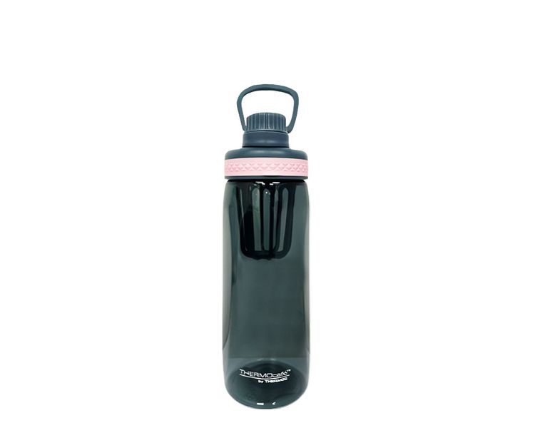 Características:


	Material: Tritán libre de BPA
	Capacidad: 750ml
	Medidas: 22.5 cm x 7.5 cm x 8.5 cm (Alto x ancho x profundidad)
	No retiene olores.
	No utilizar con bebidas calientes.
	Incluye práctica asa para facilitar el transporte.

