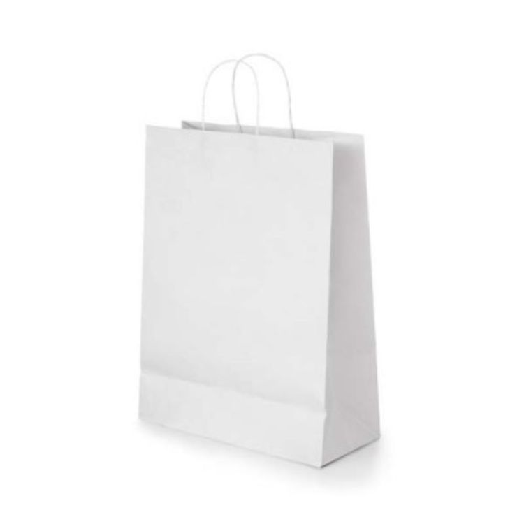 Bolasa de papel Kraft chica blanca.

Asa Twist.

1 Pqte X 25 unidades.

Medidas: 15x11x6cm

Scrapyart

 
