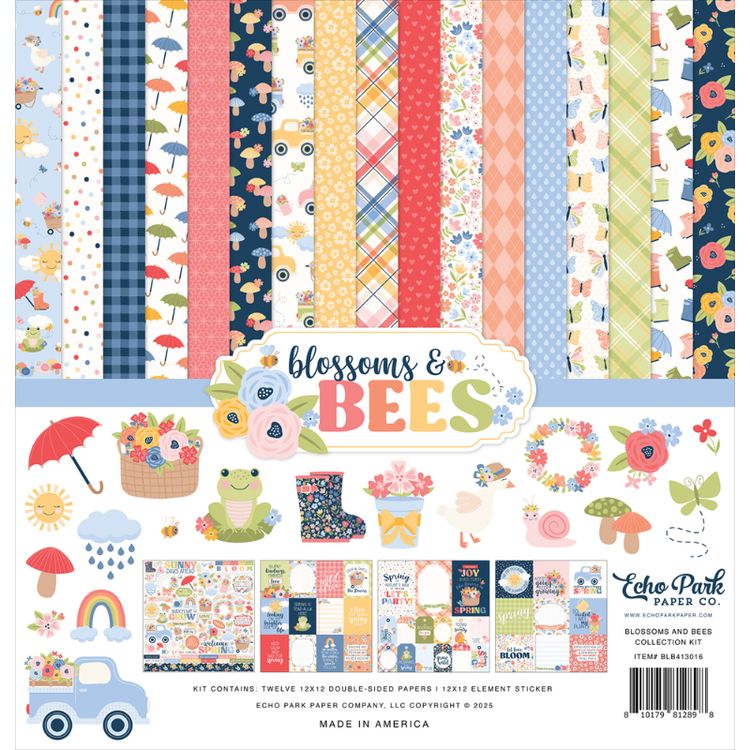 Este kit de cartulinas cuenta con 24 hojas de papel de doble cara. Se puede usar en tarjetas, páginas de álbumes de recortes y álbumes de fotos, etiquetas, diarios, planificadores y otros proyectos de elaboración de papel y medios mixtos. Libre de ácido y lignina. 

medidas: 12 x 12 pulgadas
