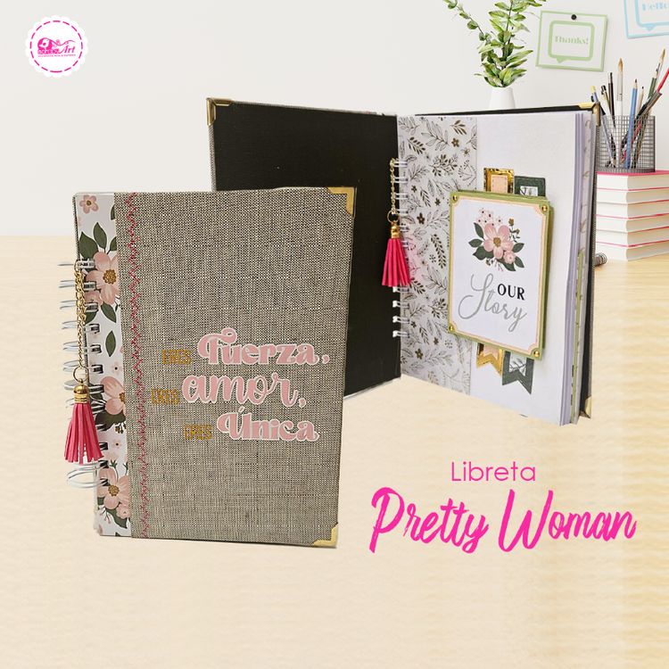 Libreta &quot;PRETTY WOMAN&quot; (Kit Hazlo tu mismo)

Aprenderan a realizar una libreta anillada con diferentes técnicas:  

 - Forrada en lino de encuadernacion y anillada.

-Dimensión de la libreta: 21.5 x 15.5 cm

- 100 hojas

Incluye los materiales para su elaboración en nuestro taller de scrapbook (martes, jueves y sábados) dictado por la profesora Lucy Garcia Chavez.

Consulta: 982878609
