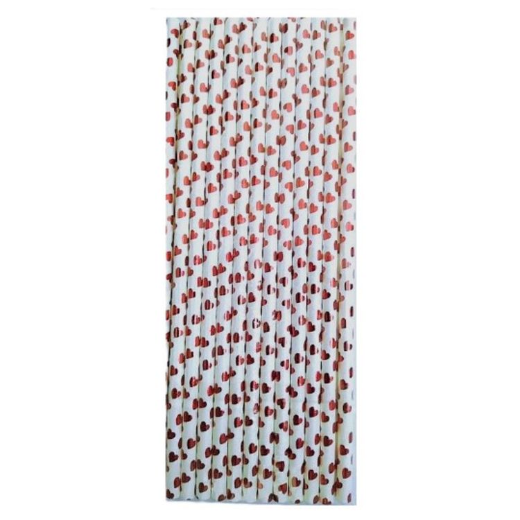 Sorbete de Papel con Corazones Rojo metálicos

Cantidad : 100 unidades
