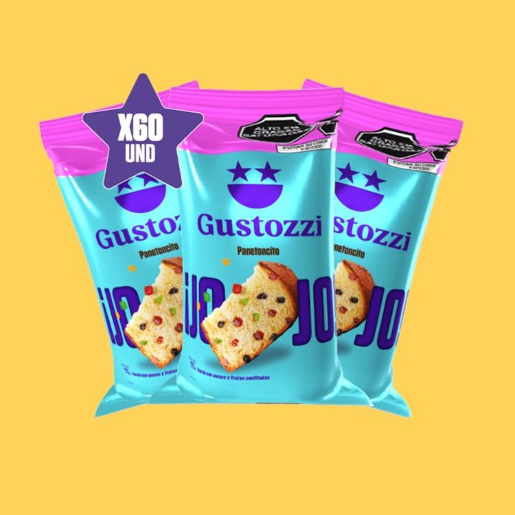 Panetoncito tradiconal Gustozzi, con frutas confitadas es el mejor complemento para compartir en familia
