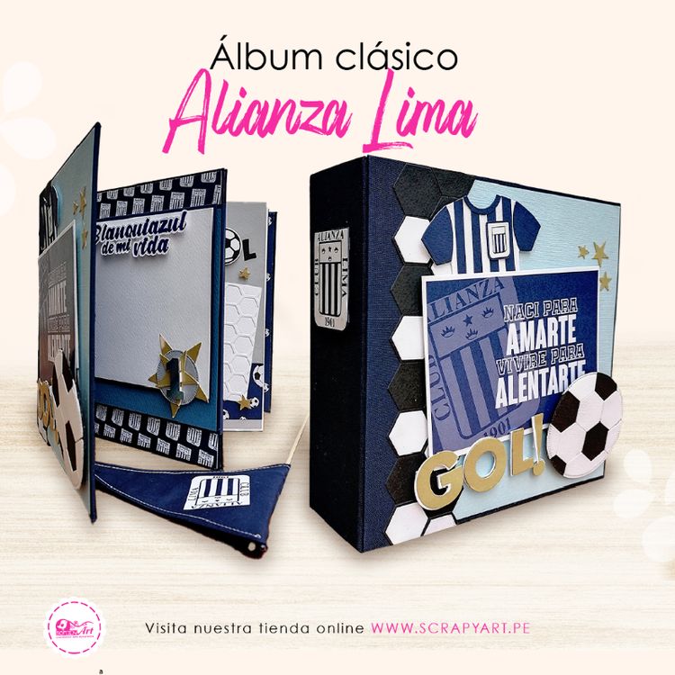 Album &quot;ALIANZA LIMA &quot; (Terminado)

Guarda tus fotos de esos inolvidables momentos.

Terminado y listo para que lo disfrutes o regales .

- Album con 4 estructuras diferentes .

-Dimensión del álbum: 19 x 20cm

-Capacid 25 Fotos 

Consulta: 982878609

