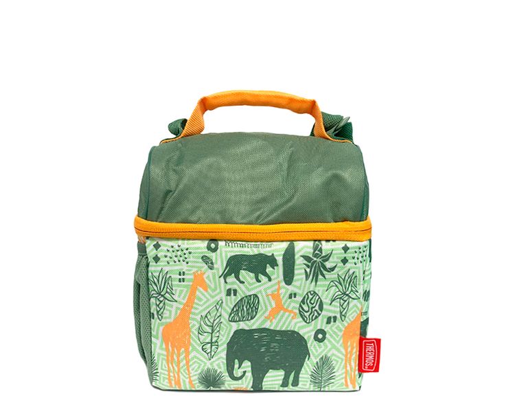 Características:


	Material: interior térmico, mantiene la temperatura ideal. material exterior de lona, resistente.
	Modelo con asa para cargar.
	Tecnología isotec.
	No retiene olores.

