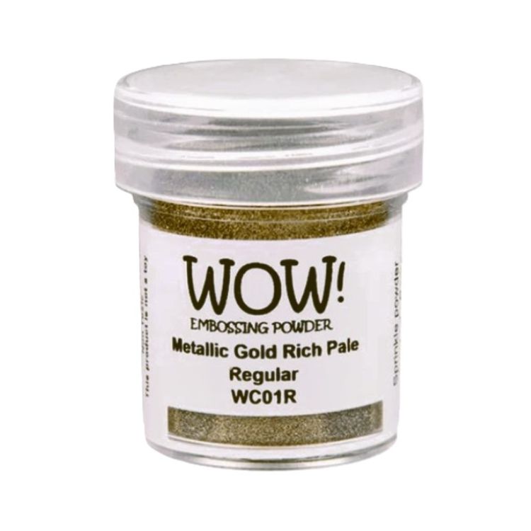 Polvo de embossing metalico, perfectos para la técnica del relieve mediante el uso de calor. Crea profundidad en tus proyectos de scrapbooking, tarjetería, Project Life, Smashbook o Home Decor. Disponible en una amplia gama de colores.

Cantidad: 15 ml.
