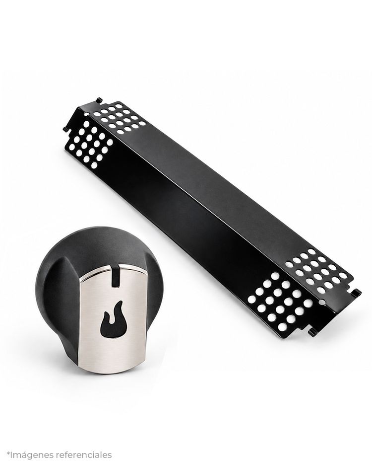 Incluye:


	
	Char-Broil® Perilla para parrila
	
	
	Char-Broil® Respuesto de difusor de calor 
	


 

Modelo: 467301214

 
