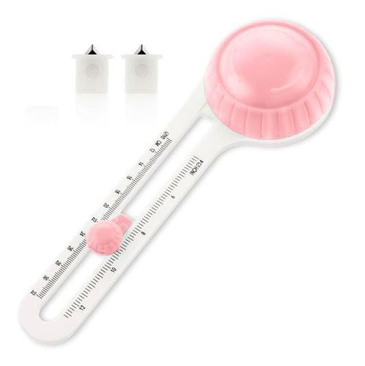 Este cortador de circulos gira a 360 grados y corta circulos hasta 32 cm
