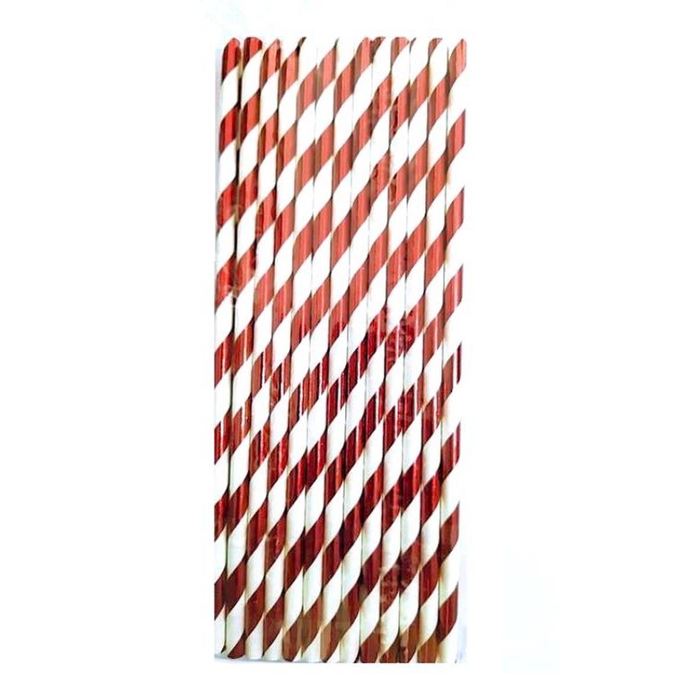 Sorbete de Papel con Rayas Rojo metálicos

Cantidad : 100 unidades
