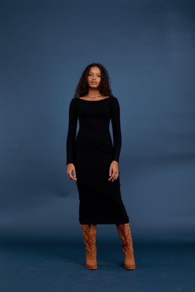 Vestido de algodón rib.

 
