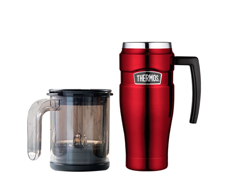 Incluye: 

-Taza Térmica KING Rojo 470ml

-Konstar® Café Pro Mug
