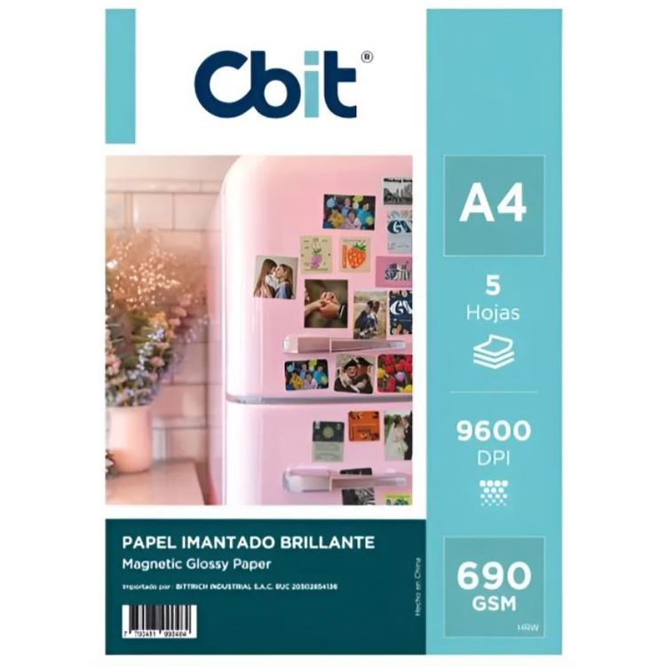 Papel imantado brillante A4 imprimible

5 UNIDS

 

 
