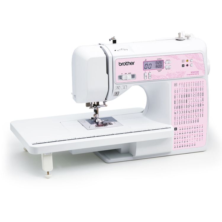 Brother SQ9100
• 120 Funciones
• 100 puntadas integradas
• 8 tipos de ojaladores en un paso
• Luz LED incorporada
• Brazo libre para coser puños y mangas
• Mesa extensible incluida
• Sistema de enhebrador automático
• Sistema de bobinado rápido
• Disco de control de la tensión superior
• Incluye prénsatela para proyectos acolchados
• Guía de puntadas y alfabeto
Curso de manejo de maquinaria incluido, sin costo adicional.
Garantia de 1 año
