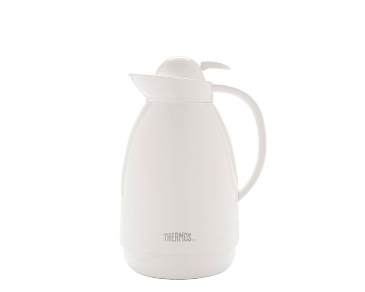 Características:


	Diseño elegante
	 Ampolla de vidrio
	Tapa con sistema "Push &amp;amp; Pour" (no se necesita abrir la tapa para servir)
	Líquidos fríos 12 horas y calientes por 6 horas
	Incluye caja para regalo.
	Medidas: 26 cm x 14.7 cm x 18 cm (alto x ancho x longitud)


jarra - jarras
