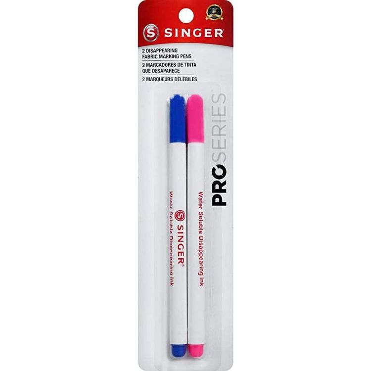Este paquete contiene dos bolígrafos de punta fina de 5.7 in en color rosa y azul.
